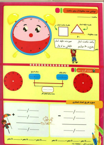 تخته حساب لمینت آموزشی