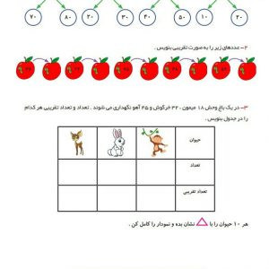 کتاب کار ریاضی دوم